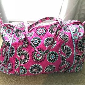Vera Bradley Cupcake Pink Large Duffle